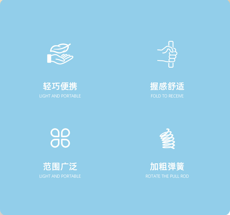 智能计数臂力器女士儿童握力器家用手臂力量训练美体回弹拉力器详情2