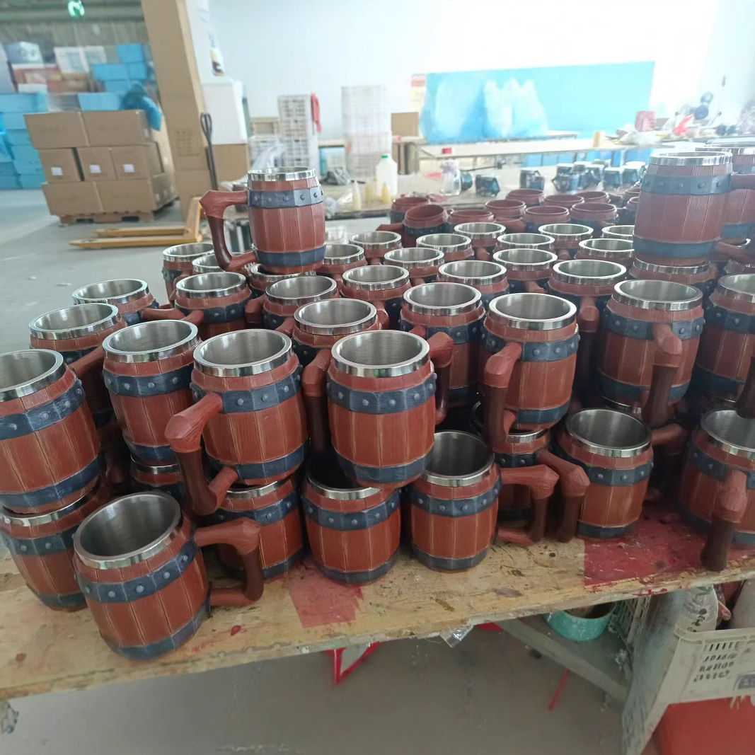 European medieval retro samurai beer mugs, sword handles, mug coffee cups, stainless steel water cups, draft beer cups pic 7