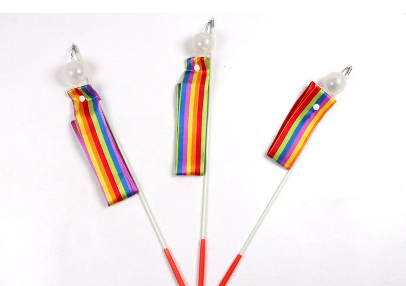 体操彩带4米3米2米彩带七彩跳舞彩带艺术体操运动健身彩带飘带现详情18