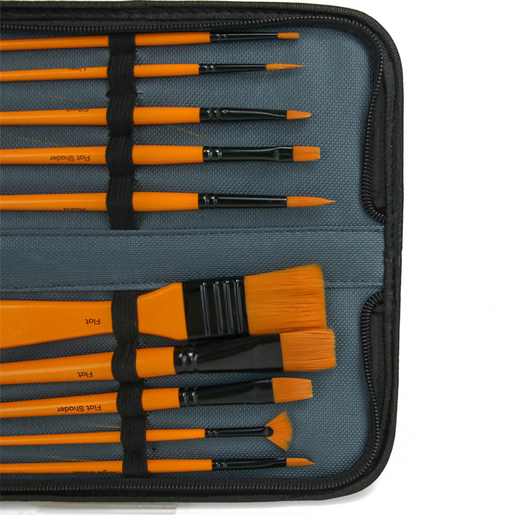 Yalong Classic Professional Painting 11-piece Set of Acrylic oil painting and watercolor Brush Kit pic 5