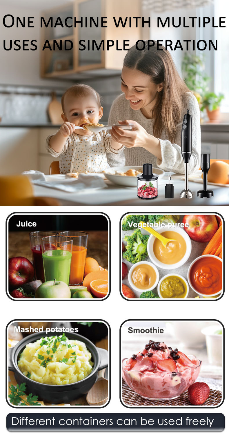 SOKANY1812 multi-functional meat grinder 4-in-1 for foreign trade, HAND BLENDER pic 5