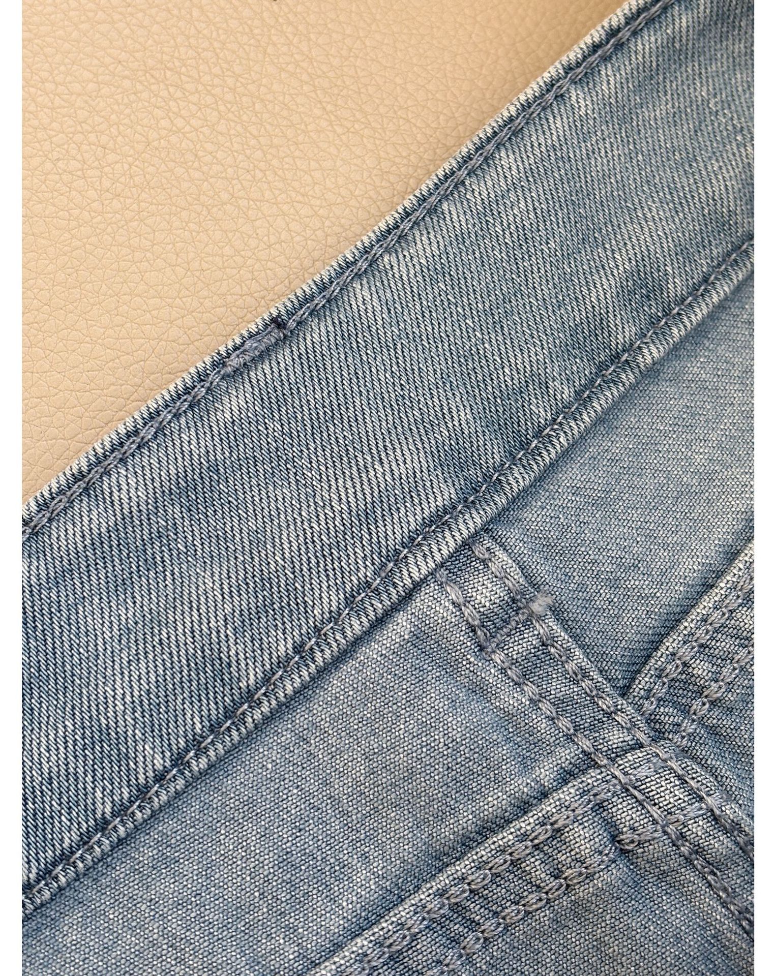 JU柔软~小禾家柜上2.8K/重工洗水轻薄阔腿直筒弹力牛仔裤女C54004详情26