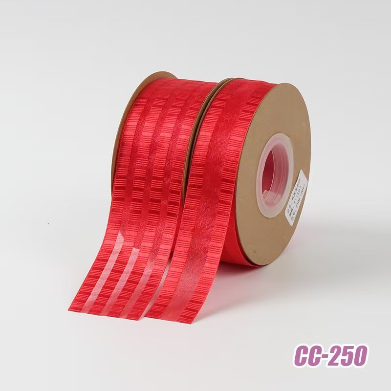 Versión coreana hilo de tira ropa juguetes accesorios tocado paquete de regalo arco cinta venta directa de fábrica 50 yardas por rollo pic 4
