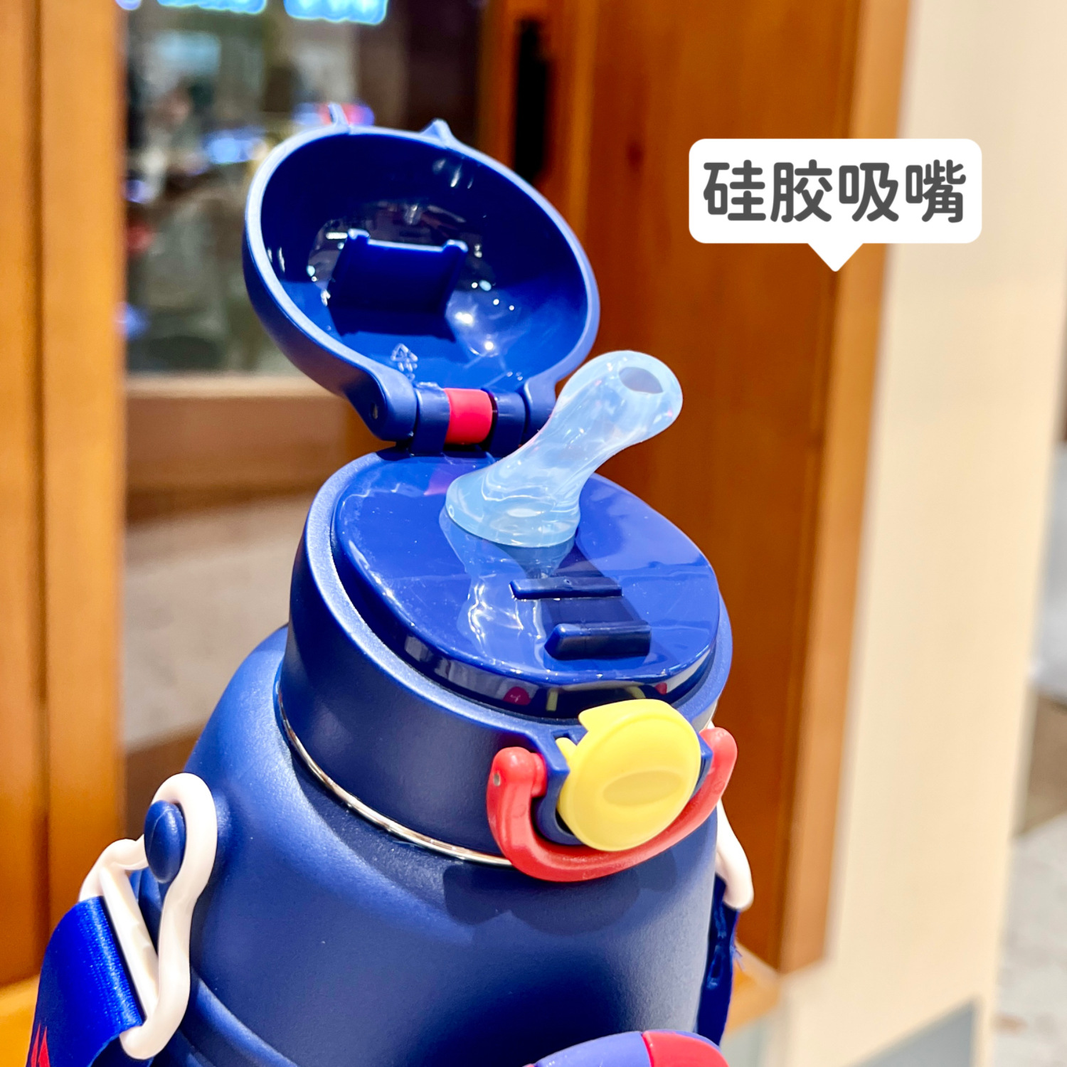 奥特曼儿童保温水杯男孩宝宝水壶上学专用吸管杯子防摔316食品级详情4