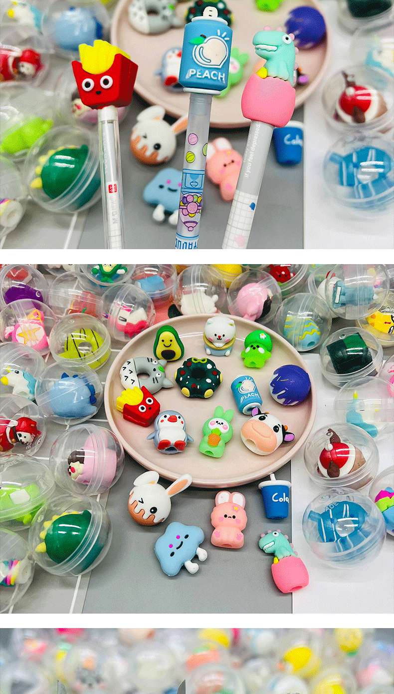 透明45mm公仔扭蛋混装游戏厅专用卡通扭蛋球批发现货包邮扭扭蛋详情7