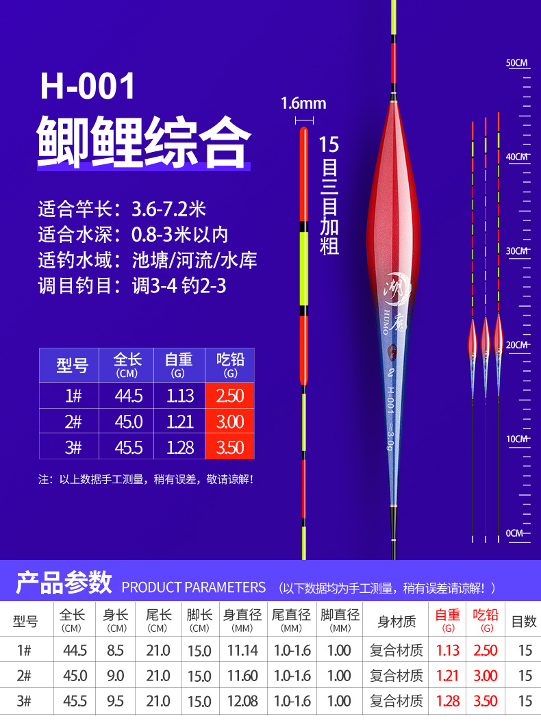 Wholesale float factory price, thickened and eye-catching fish float, highly sensitive crucian carp float, fishing gear, nano float, fishing gear, shallow water large object float pic 21