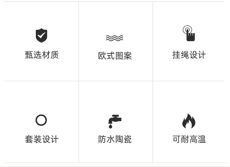 跨境美式复古陶瓷隔热垫耐高温防烫餐桌垫家用餐具碗垫砂锅垫餐垫详情2