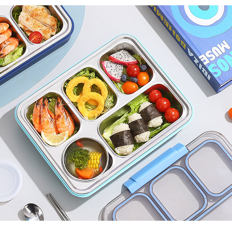 学生带饭多格盒不锈钢保温饭盒送饭专用独立分格密封防窜味午餐盒详情14