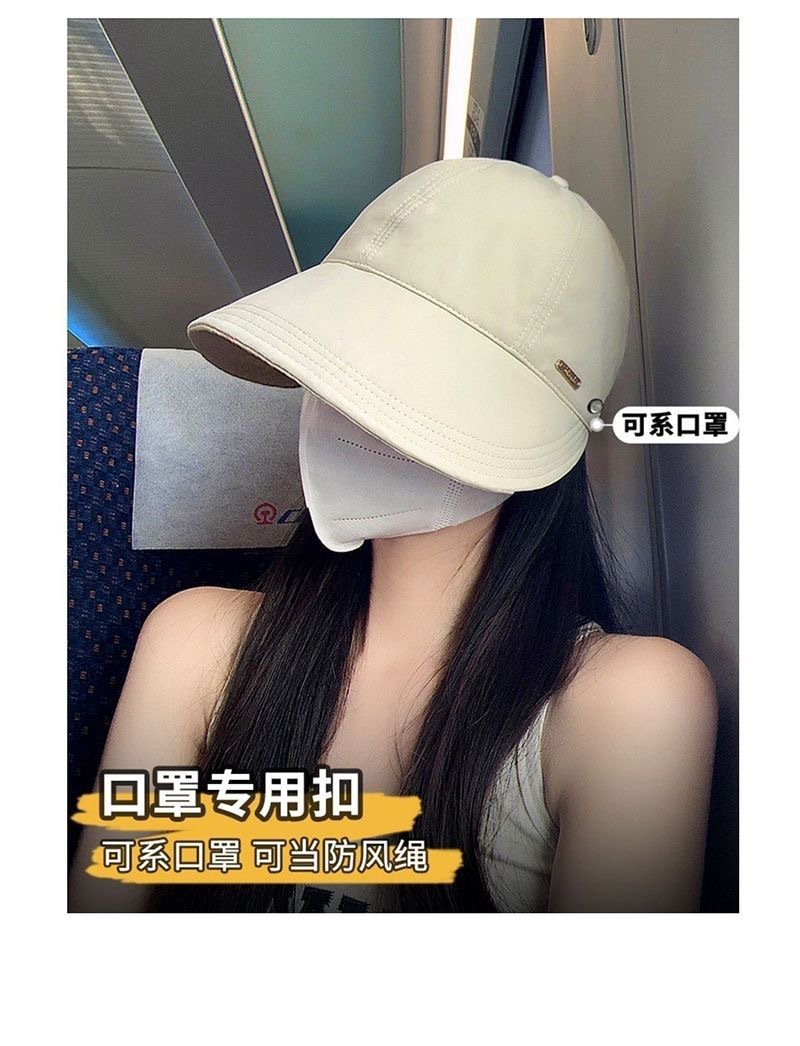 赵露思同款鸭舌渔夫帽女款春秋防晒防紫外线遮阳帽可折叠太阳帽子详情8