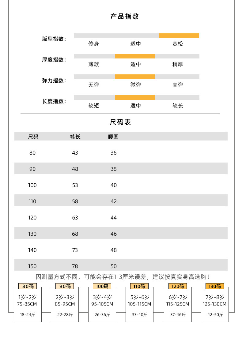 儿童夹棉牛仔裤加厚男童休闲裤子女童保暖2024新款秋冬季宝宝长裤详情4