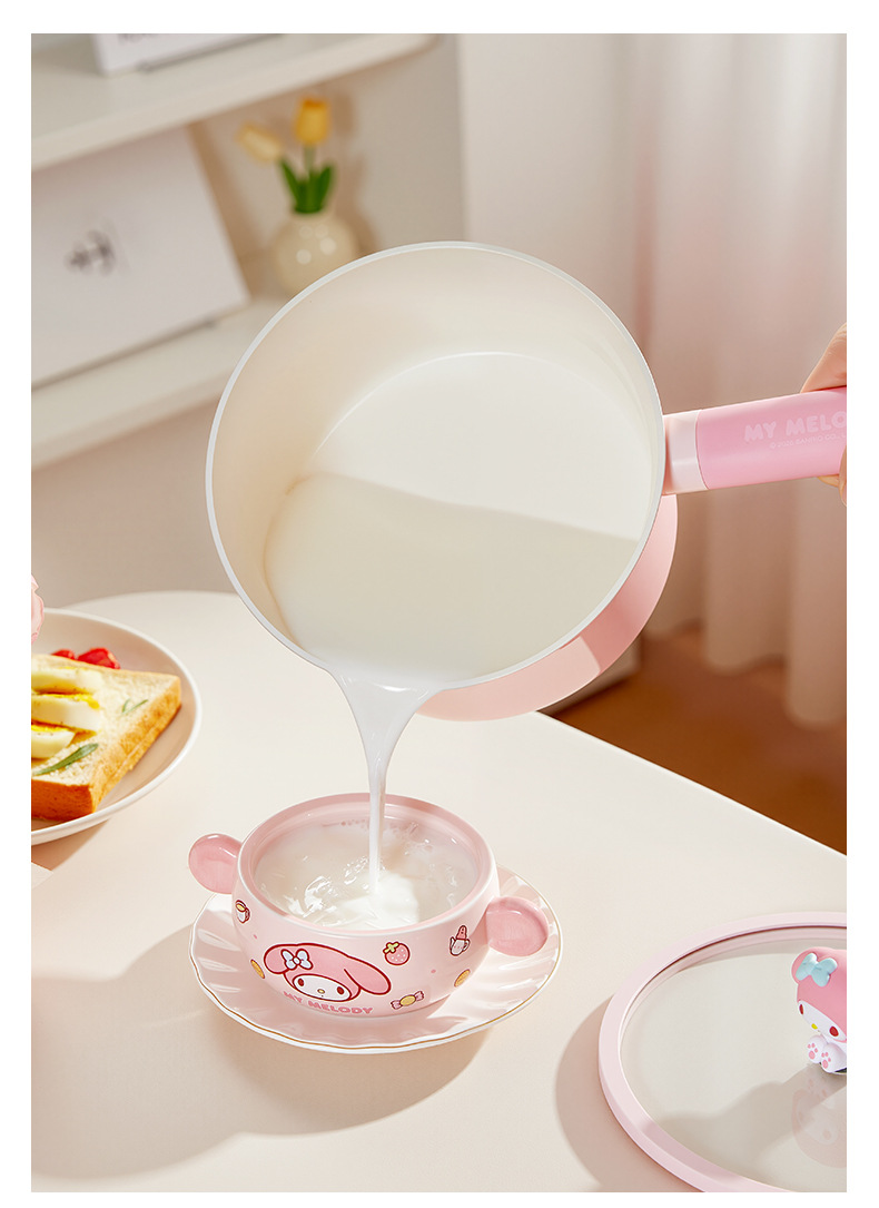 Sanrio multi-functional milk pot, non-stick pot, infant and baby special complementary food pot, soup pot, steaming and cooking integrated instant noodle pot pic 21