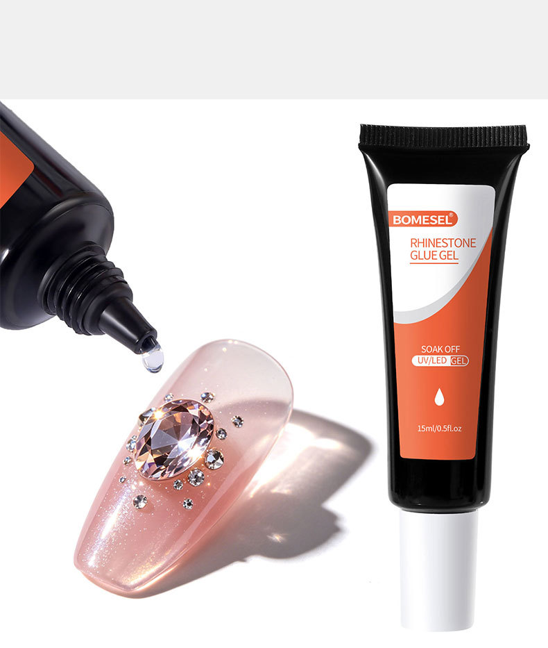 Cross-border nail art diamond glue, seam filling glue, firm and long-lasting edge sealing glue, edge-wrapping and diamond glue, accessory glue, specially designed for wearing nails pic 6