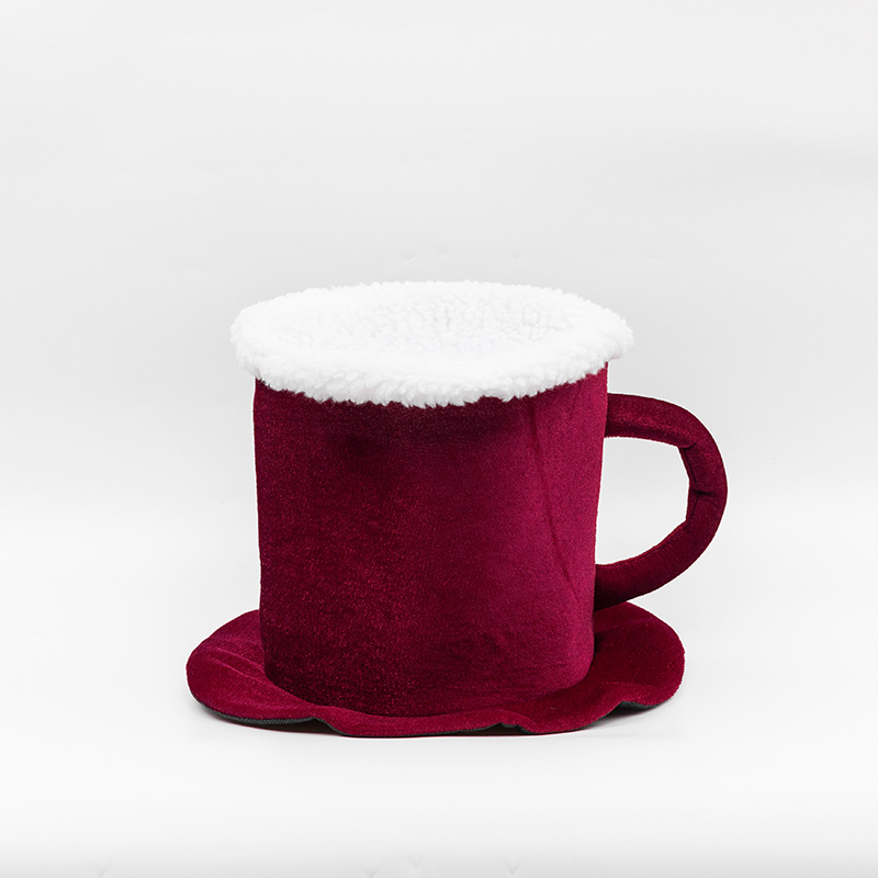 2026美加墨世界杯球迷产品密丝绒高帽足球造型国旗帽子助威道具详情17