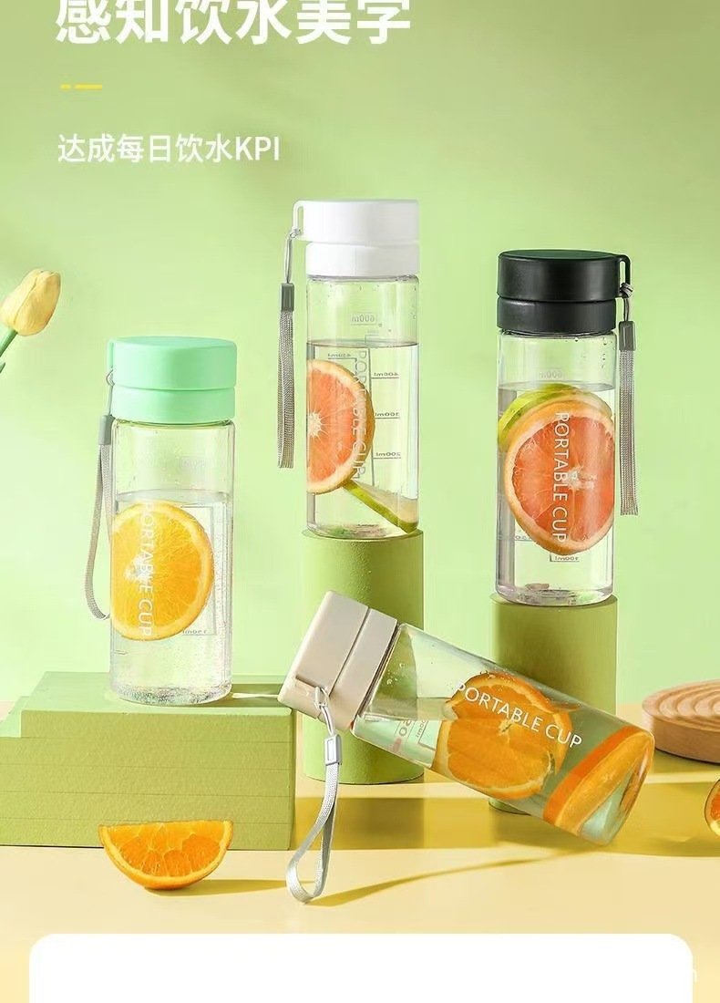 Wholesale PC material portable plastic cups for students and couples, outdoor large-capacity sports water cups, and plastic cups for event gifts pic 7