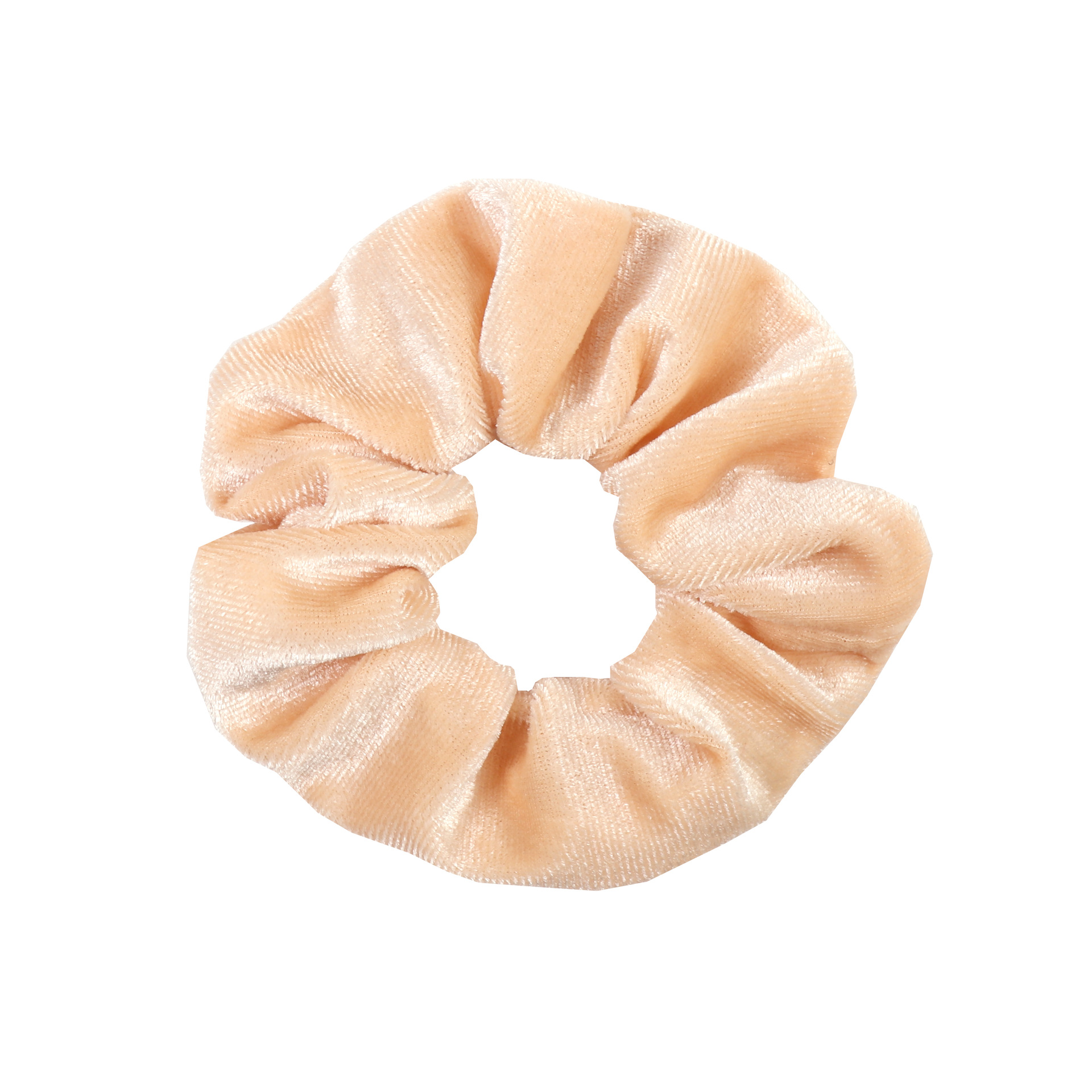 Cross-border Korean velvet 12-color invisible zipper large intestine hair band, European and American velvet simple and retro solid color hair tie accessory pic 11