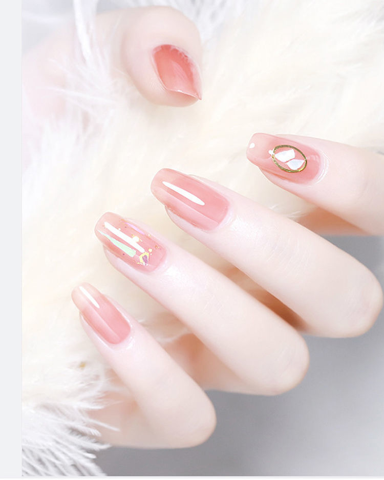Wholesale of 12 or 24 pieces of super thin nail gel tape for wearing nail gel, yellow glue nail patches, double-sided tape pic 3