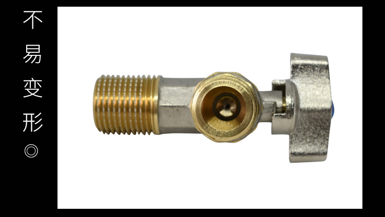 Wholesale of all-copper Angle valves, all-copper high-flow ball core Angle valves for water heaters and gas wall-hung boilers, ball valves from the manufacturer pic 7