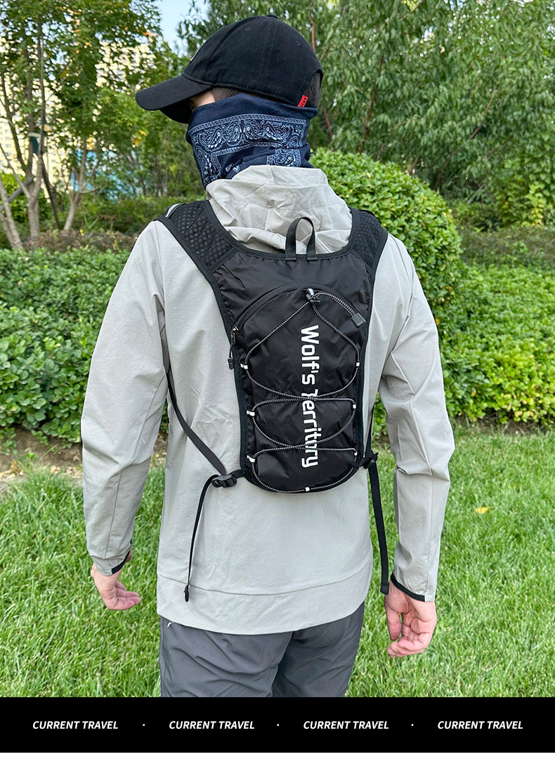 新款轻便户外骑行包多功能防水运动水袋包透气徒步越野跑马甲背包详情15