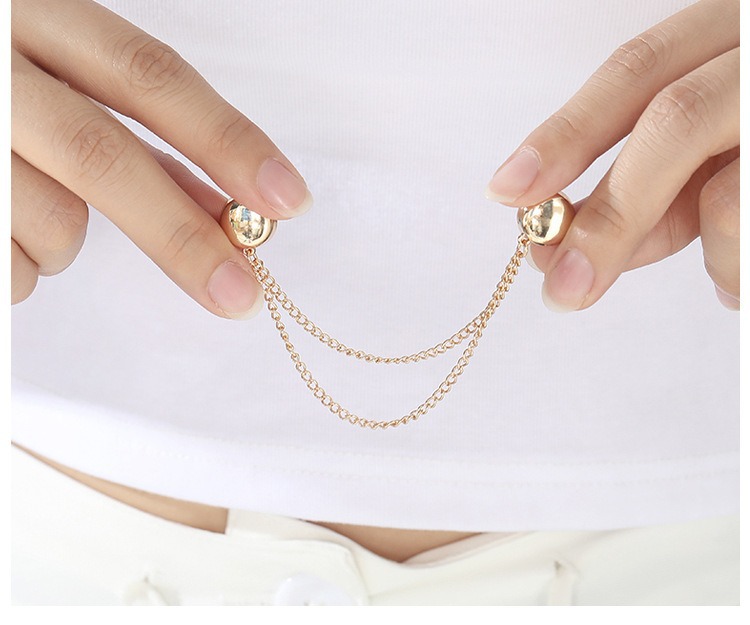 t恤裤脚改短神器 固定夹挽边裤脚扣收口器固定长收腿扣磁吸免缝扣详情10