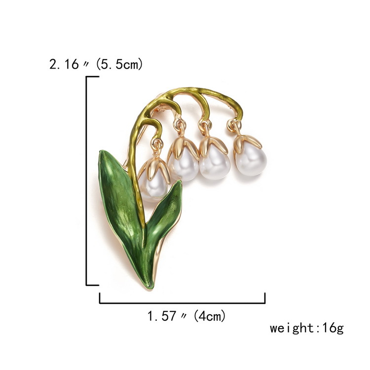 Cross-border best-selling plant series brooches, daisies, sunflowers, lacquered vases, maple leaf flower brooches and brooch accessories pic 7