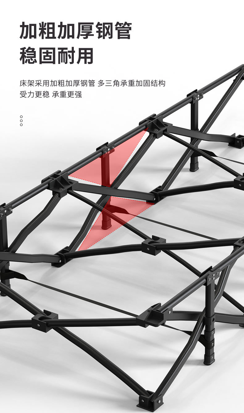 折叠床单人床办公室午睡床家用躺椅成人户外便携行军床简易陪护床详情7