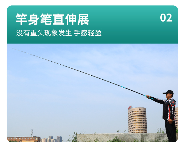 Dawa Wave Tip long-section fishing rod, stream rod, portable 28-adjustable ultra-light and ultra-hard fishing rod, hand rod, telescopic fishing rod wholesale pic 13