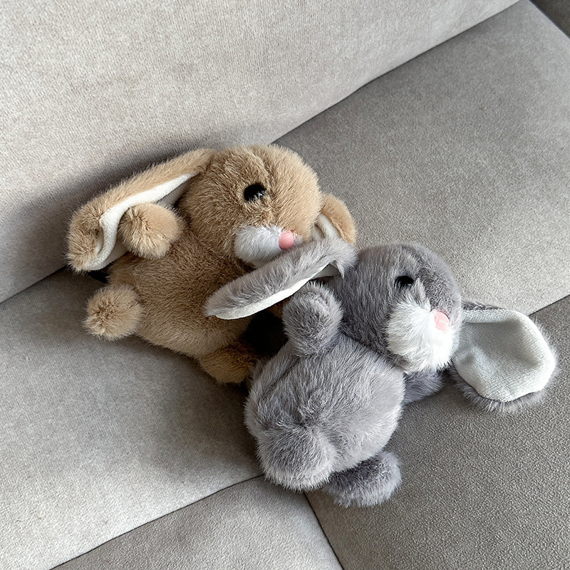 Sweet little rabbit dolls, comforting and accompanying long-haired, big-eared rabbit plush toys, keychains, bags, pendants, figurines, gifts pic 10