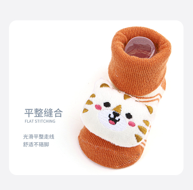 Cross-border exclusive baby socks, spring and autumn thin floor socks, cartoon doll socks with built-in bells, baby socks, and walking socks pic 9