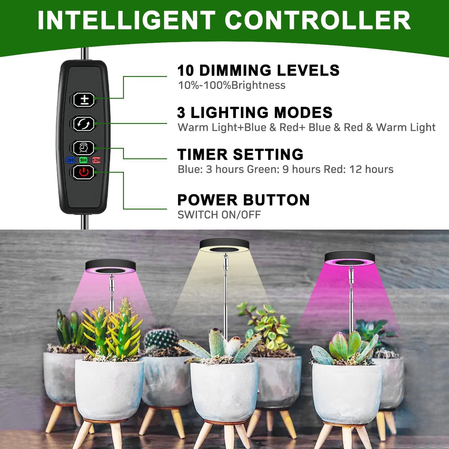 Retractable sunlight-like LED plant growth lamp, USB full-spectrum succulent lamp, seedling lamp, rose and aquatic plant supplementary lighting lamp pic 4
