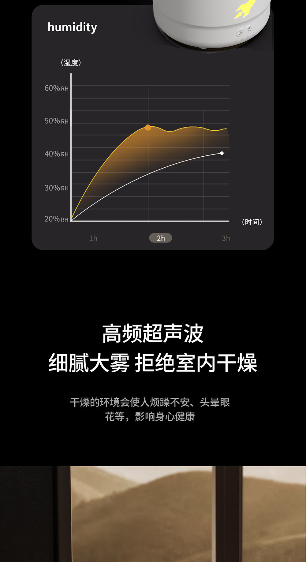 跨境新款吐烟圈火山炮台香薰机家用加湿器大容量大雾量扩香机精油加湿器香薰机详情8
