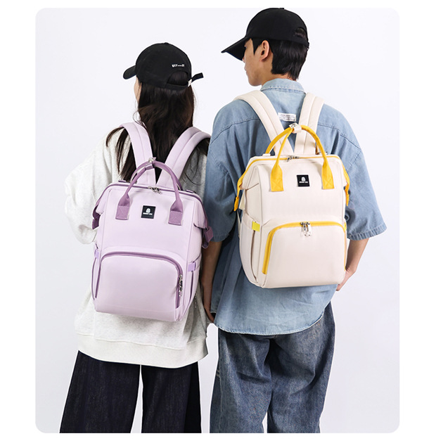 新款妈咪包多功能轻便百搭双肩包带娃外出大容量母婴包孕妈待产包详情39