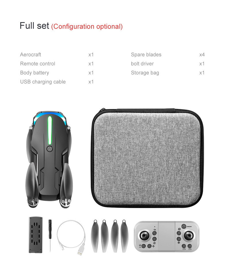 The cross-border unmanned aerial vehicle RG100PRO obstacle avoidance quadcopter with brushless motor and high-definition aerial photography remote control aircraft is for export pic 23
