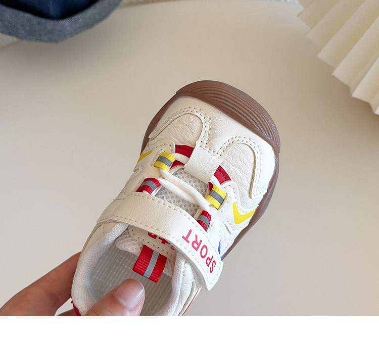 宝宝学步鞋0-3岁秋季新款婴幼儿皮面防滑运动鞋男女童机能鞋代发详情19