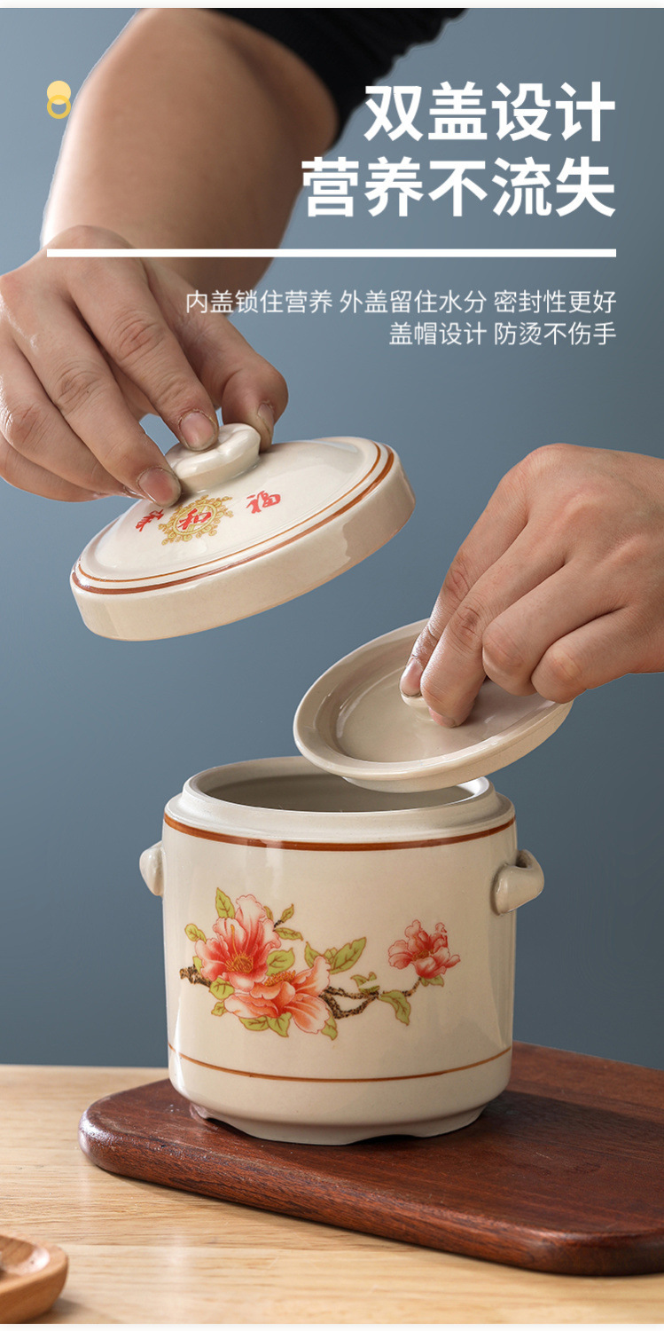 Large-capacity dedicated single-person soup pot with lid, double-ear household soup pot, double-lid kitchen commercial soup pot pic 18
