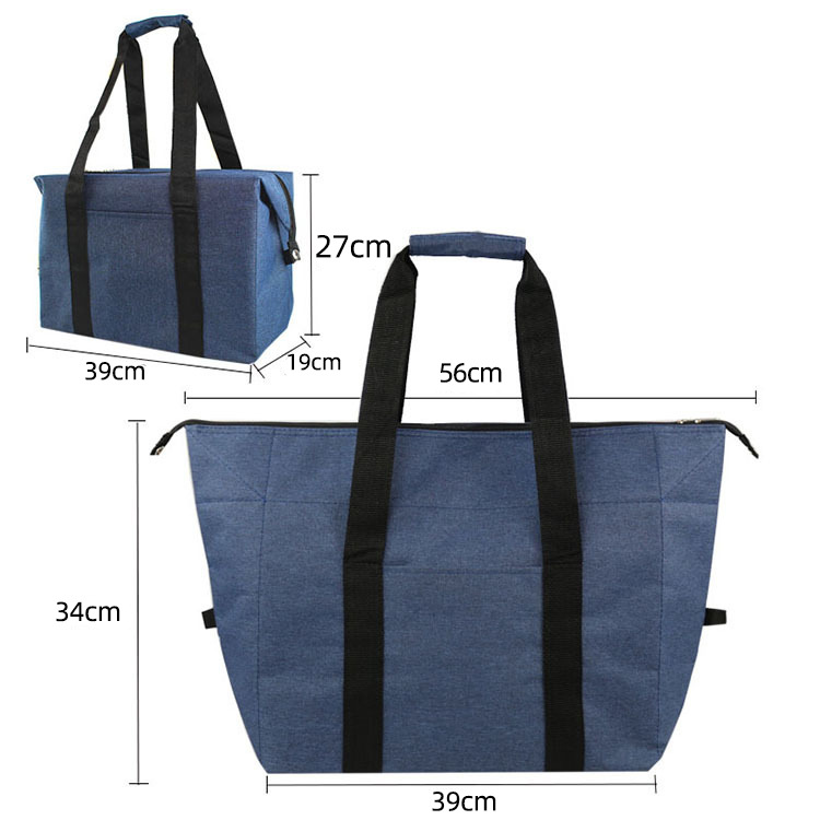 New folding insulated bags, large-capacity ice packs, outdoor hand-held aluminum foil preservation picnic bags from the manufacturer are in stock for cross-border use pic 10