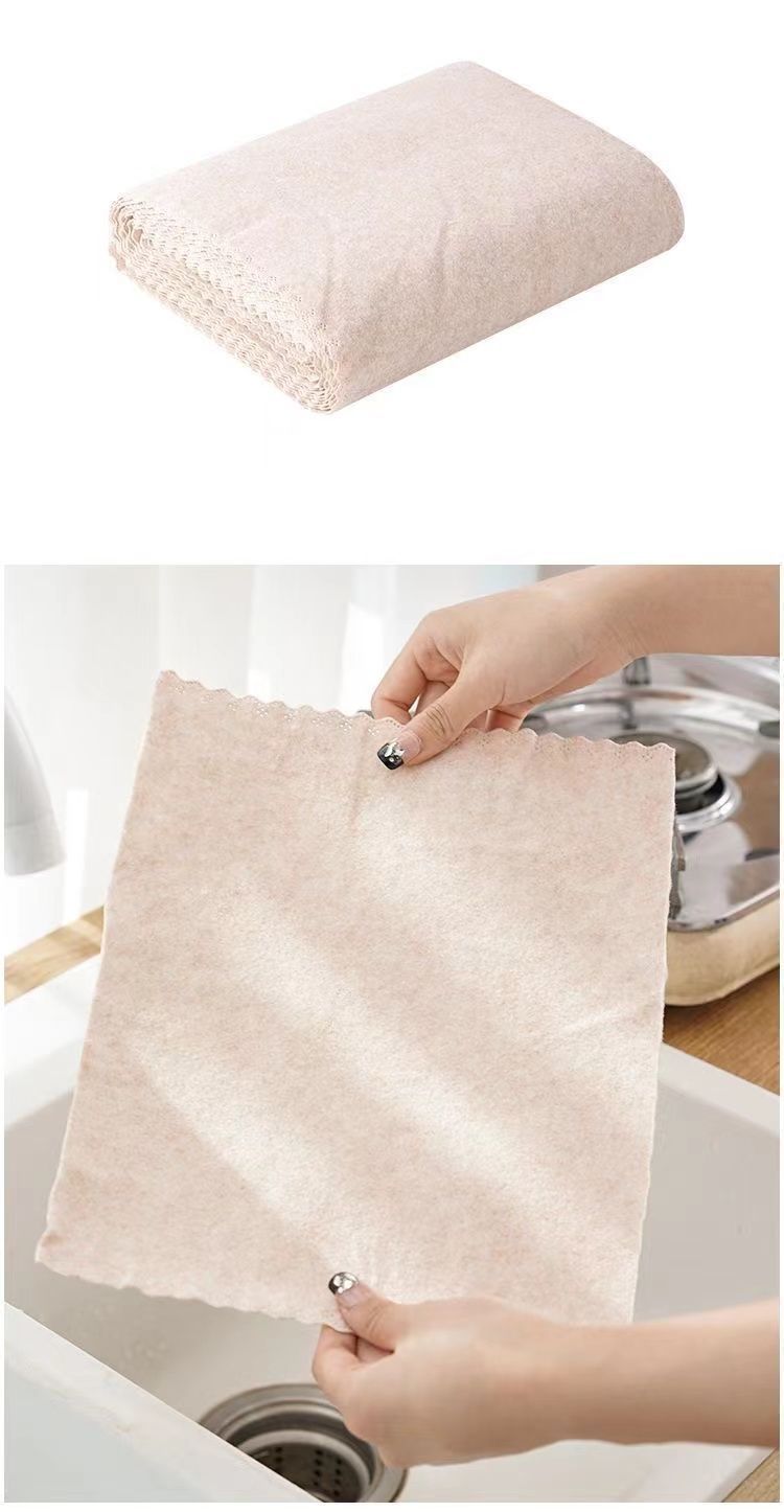 加厚丝瓜抹布厨房用洗碗布去油不掉毛家用吸水不易沾油清洁百洁布详情10
