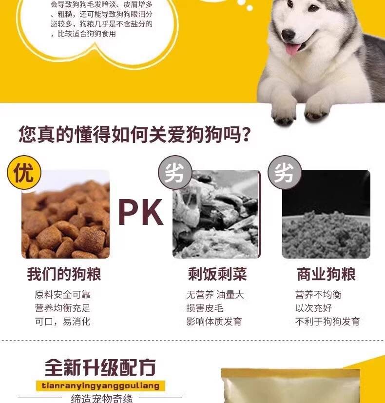 狗粮10斤装全价幼犬通用型泰迪边牧金毛柯基比熊犬粮中小型犬成犬详情4
