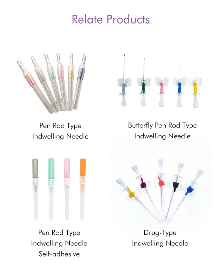 Cross-border exclusive disposable intravenous indwelling needle perforated medical sterile independent English packaging pen-type indwelling needle pic 8