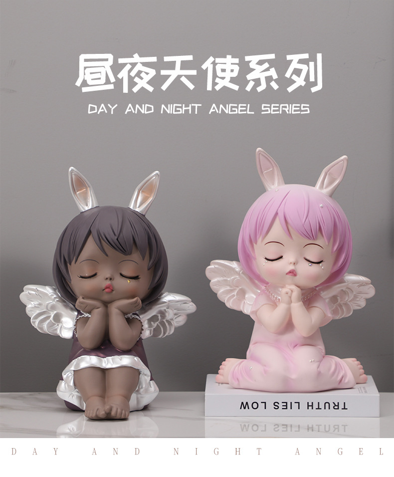 Cross-border new products: entrance hall desktop ornaments, home decorations, wedding gifts, home essentials, oversized Anne piggy bank pic 1