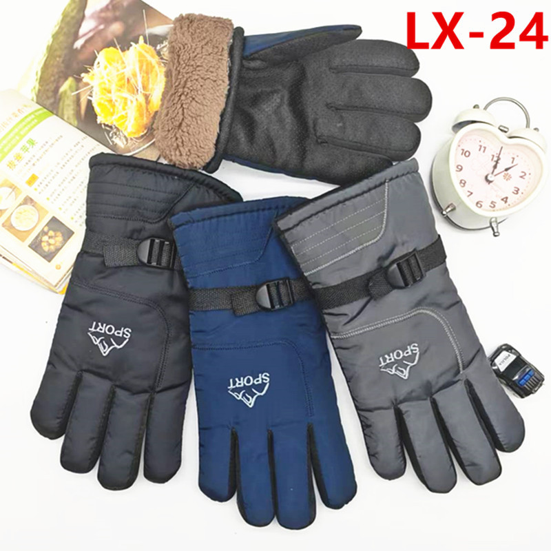 Wholesale of new fleece and thickened warm sports and outdoor skiing gloves, as well as windproof gloves for electric bikes and motorcycles pic 13