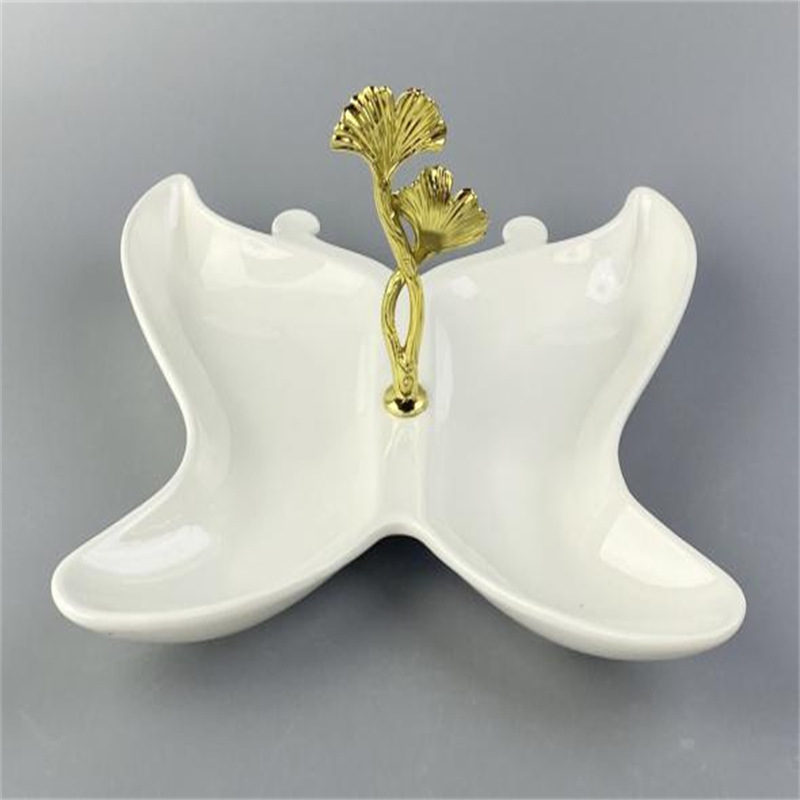 厂家直销五金提手串盘架水果盘子蛋糕甜品盘果盘合金支架家居配件详情25