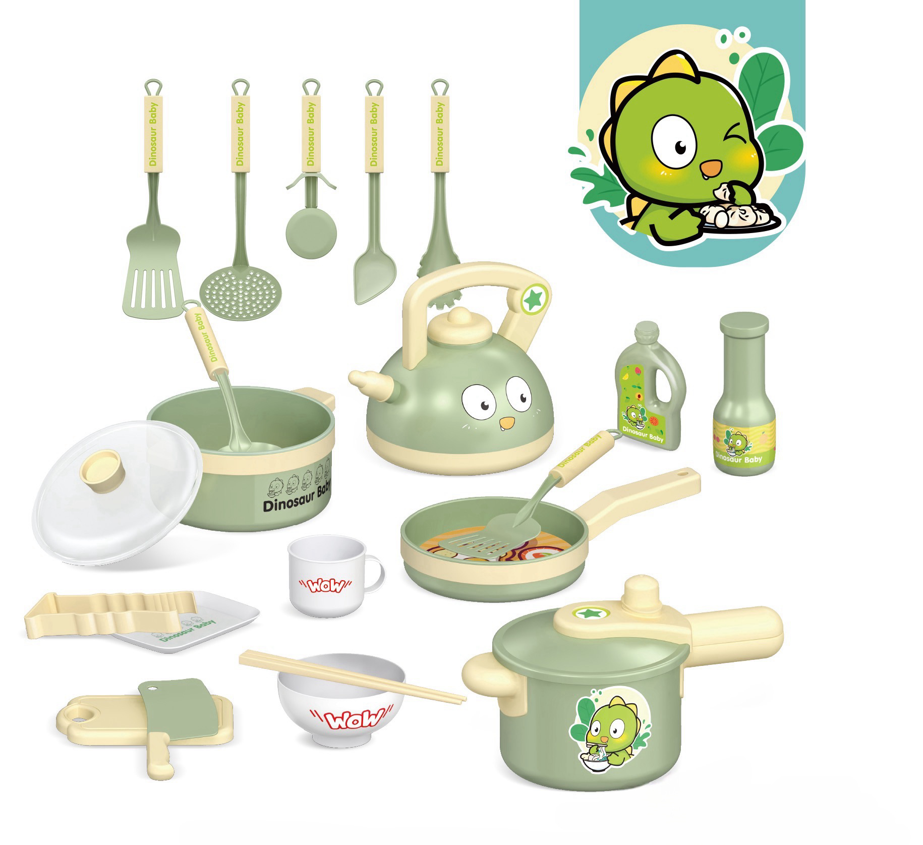 Dreamy purple kitchen tableware for girls playing house, simulation kitchen toys, cooking set pic 6