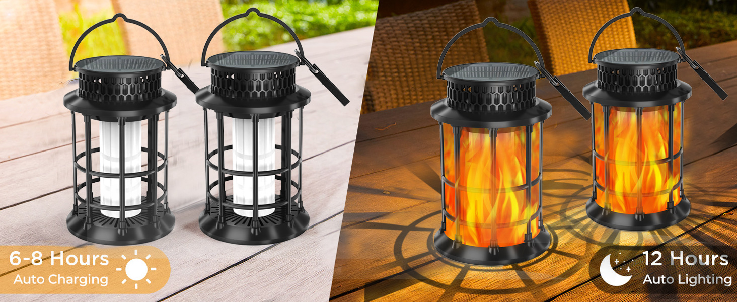 跨境新款太阳能火焰灯户外花园草坪景观装饰灯小夜灯天黑自动亮详情3