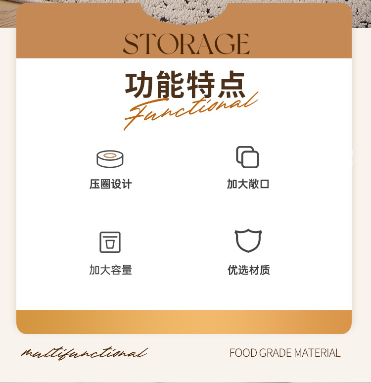 Cream-style open trash can for home use, 2025 new model, high appearance level, living room, bedroom, bathroom storage bucket, DIY pic 3