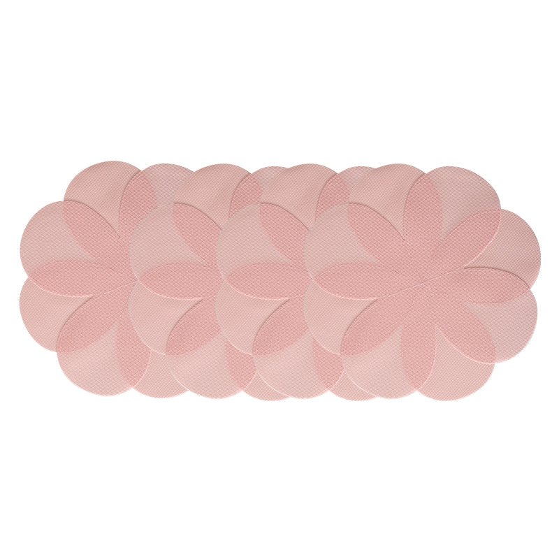 Petal Teslin sewing heat insulation pad, dining table mat, heat-resistant plate, scald bowl, cup mat, pot mat pic 18