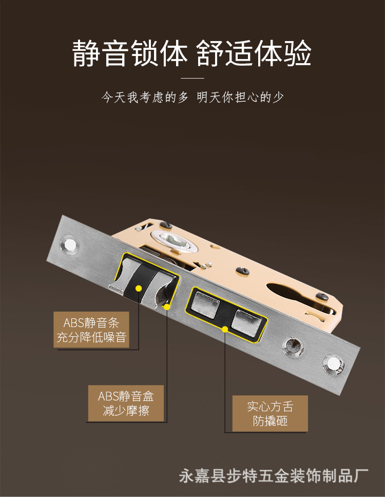 European-style antique bronze interior door locks, bedroom doors, solid wood silent door locks, mechanical doors, lock handles, door locks pic 5