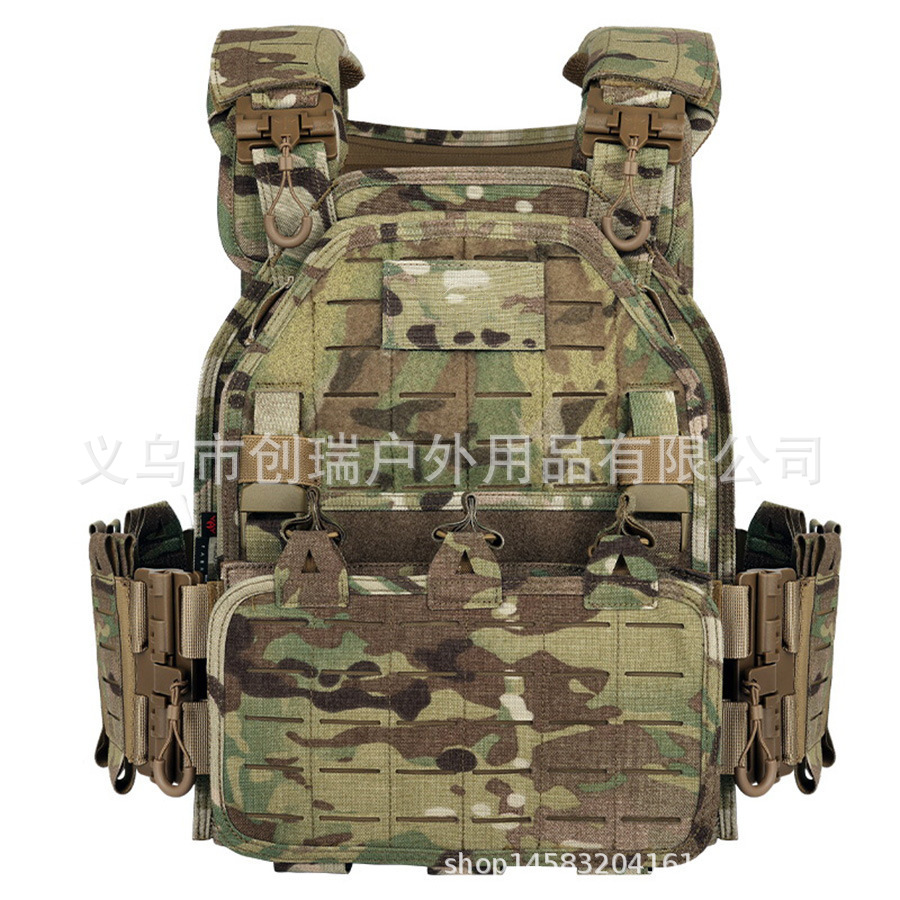 跨境户外战术背心快拆可调节快拆战术马甲特勤装备作训外贸MOLLE详情4