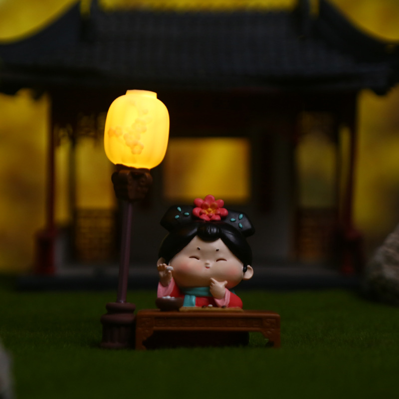 The Sugar Princess series of resin handicrafts, ancient-style desktop decorative items, and various cute and fun doll figurines pic 13