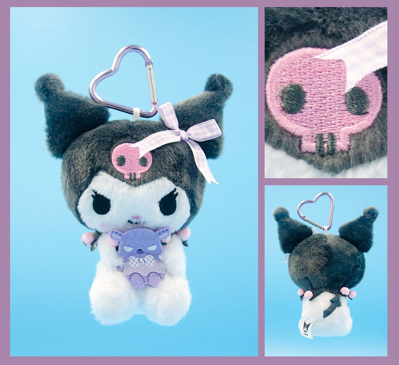 正版长亿三丽鸥坐姿波点kitty挂件好朋友美乐蒂玉桂狗吊饰批发详情11