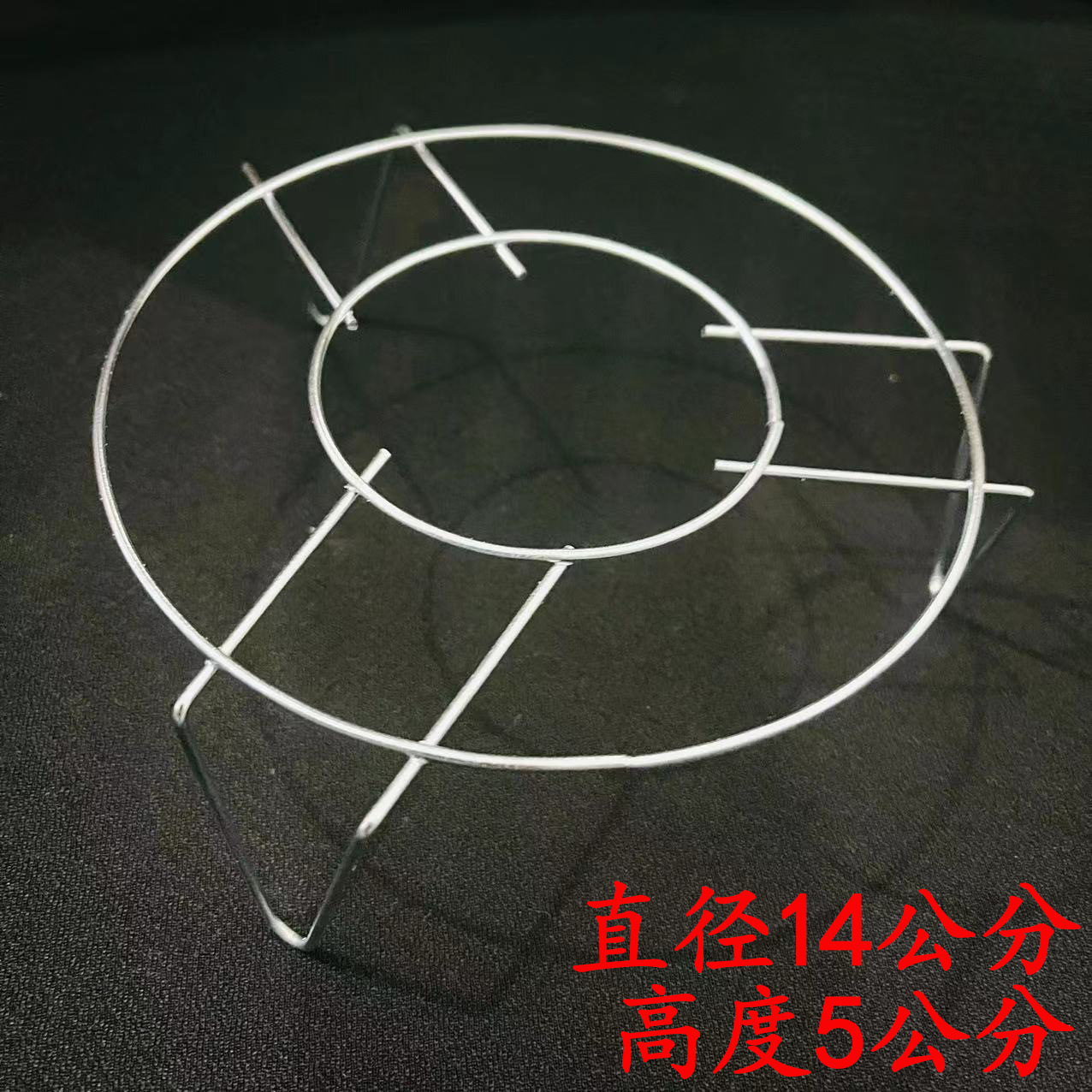【 Zone 2-12 】14# Steaming Rack, 50 per bundle, 600 per box, 14 cm steaming rack, fish steaming rack, triangular steaming tray, egg steaming rack, rice cooker, steaming dish rack, anti-scald, 1 yuan supply pic 1